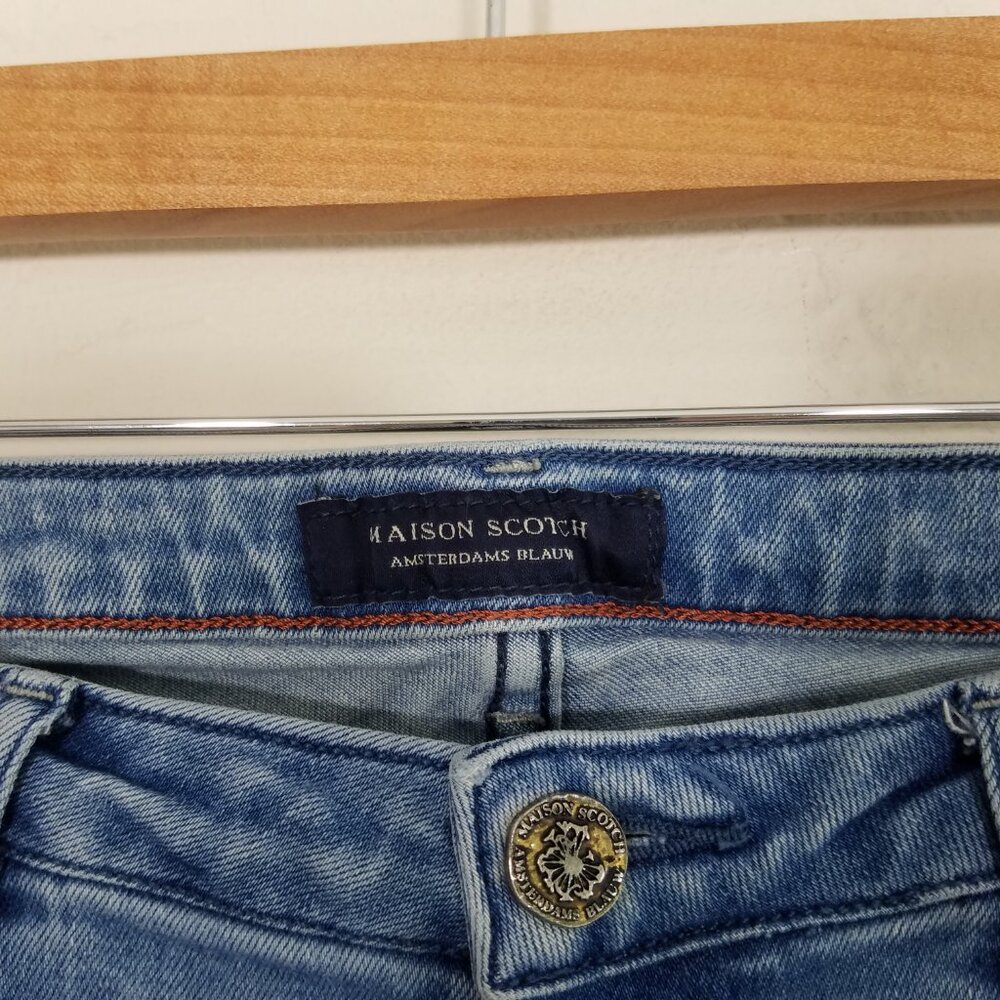 Scotch & Soda LE VOYAGE Legging Stretch Jeans Blue Size 29 - Picture 4 of 9
